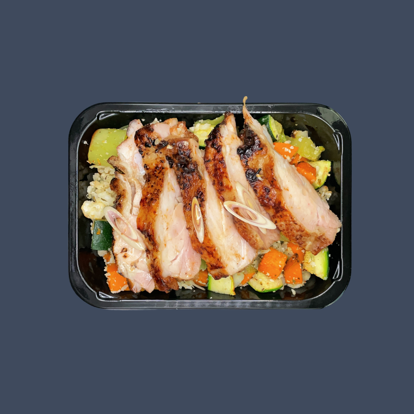 YODO returning March 12th Lemongrass chicken with roasted veg(363 cal)