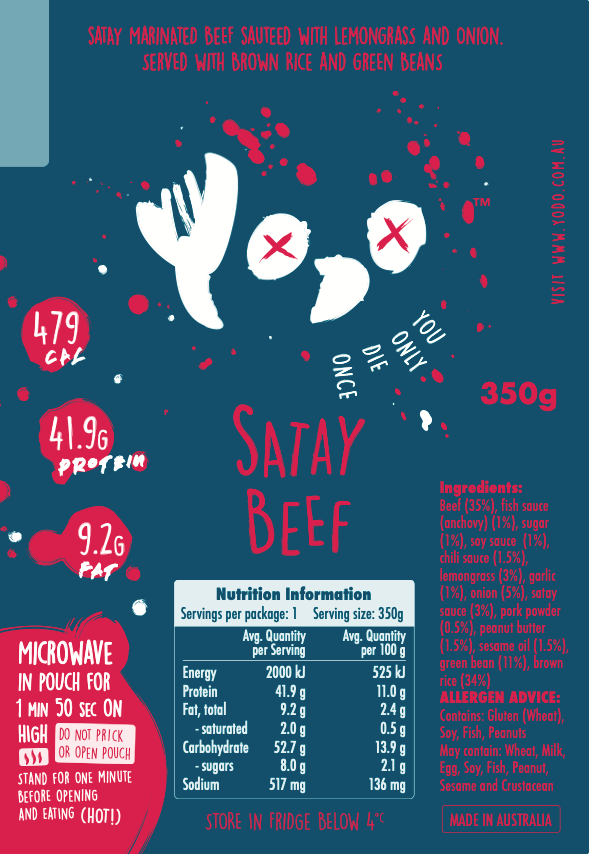 Satay Beef (479 cal)