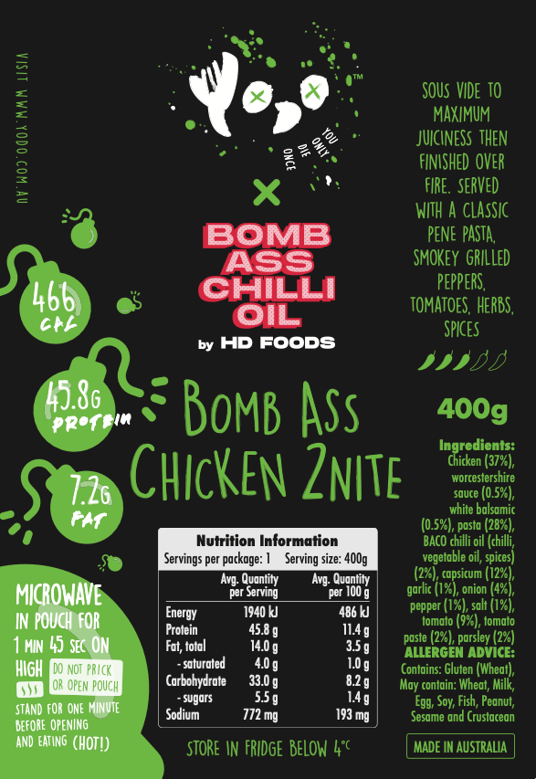 YODO Returning Oct 10th Bomb Ass Chicken Tonight 🌶️ (467 cal)