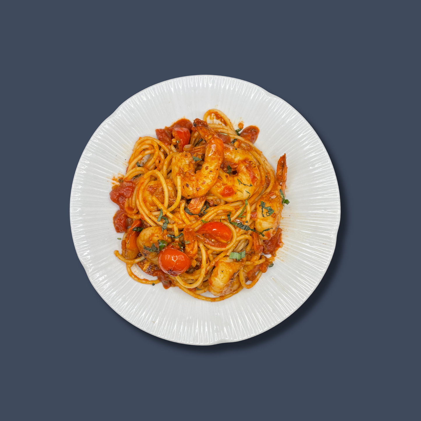 YODO Returning June 12th Garlic Prawn Pasta (377 cal)