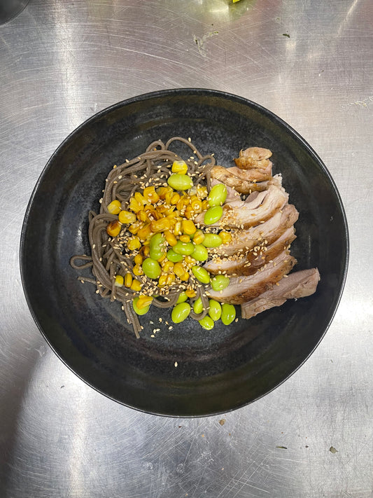 YODO Returning Feb 20th Chicken Soba noodle salad