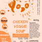 YODO returning July 15th Chicken & Veggie soup (358 cals)