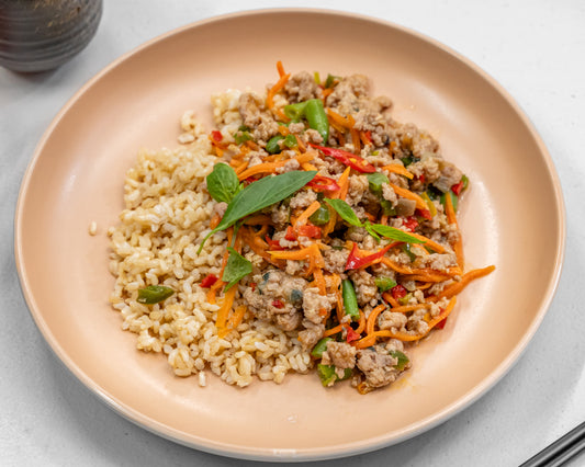 YODO Returning August 22nd Basil Chicken (363 cal)